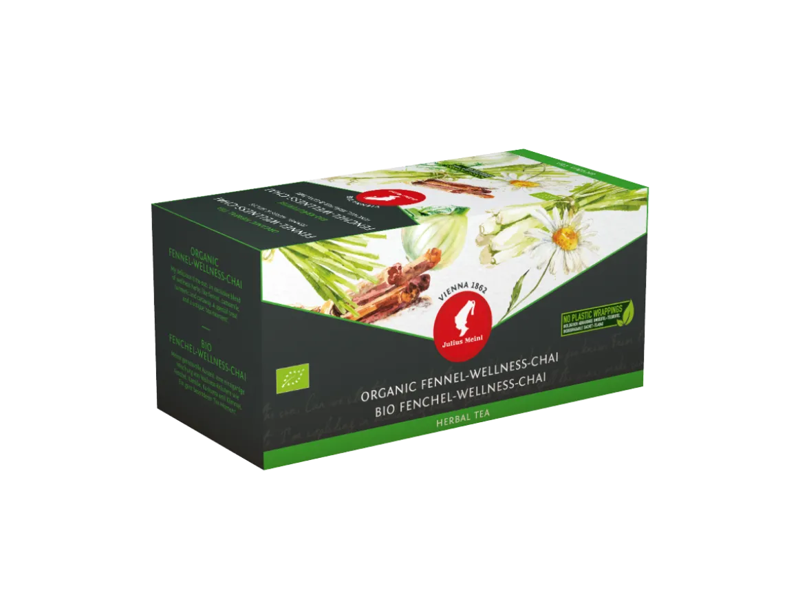 Julius Meinl Leaf Bags>Bio Fenchel Wellness Chai - 20 Teebeutel