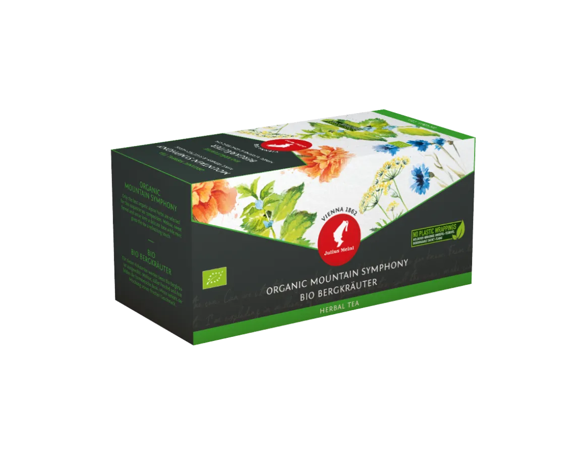 Julius Meinl Bio Tee|Leaf Bags>Bio Mountain Herbs - 20 Premium Leafbag Teebeutel