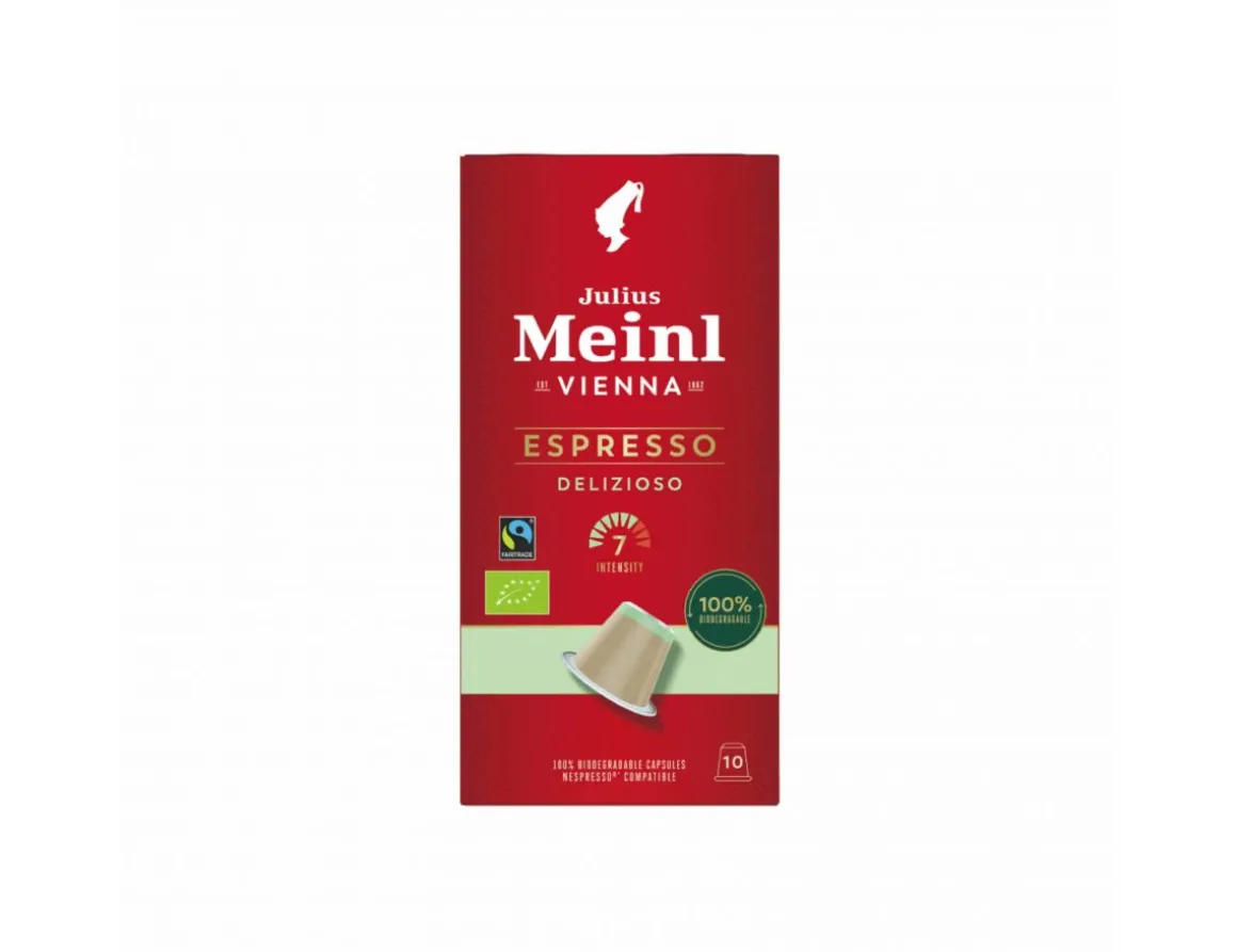 Julius Meinl Nespresso® Kompatible Kapseln>Espresso Delizioso Biodegradable 10x5.6g Nespresso®