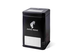 Julius Meinl Geschenke|Gläser & Mehr>schwarze Dose- leer