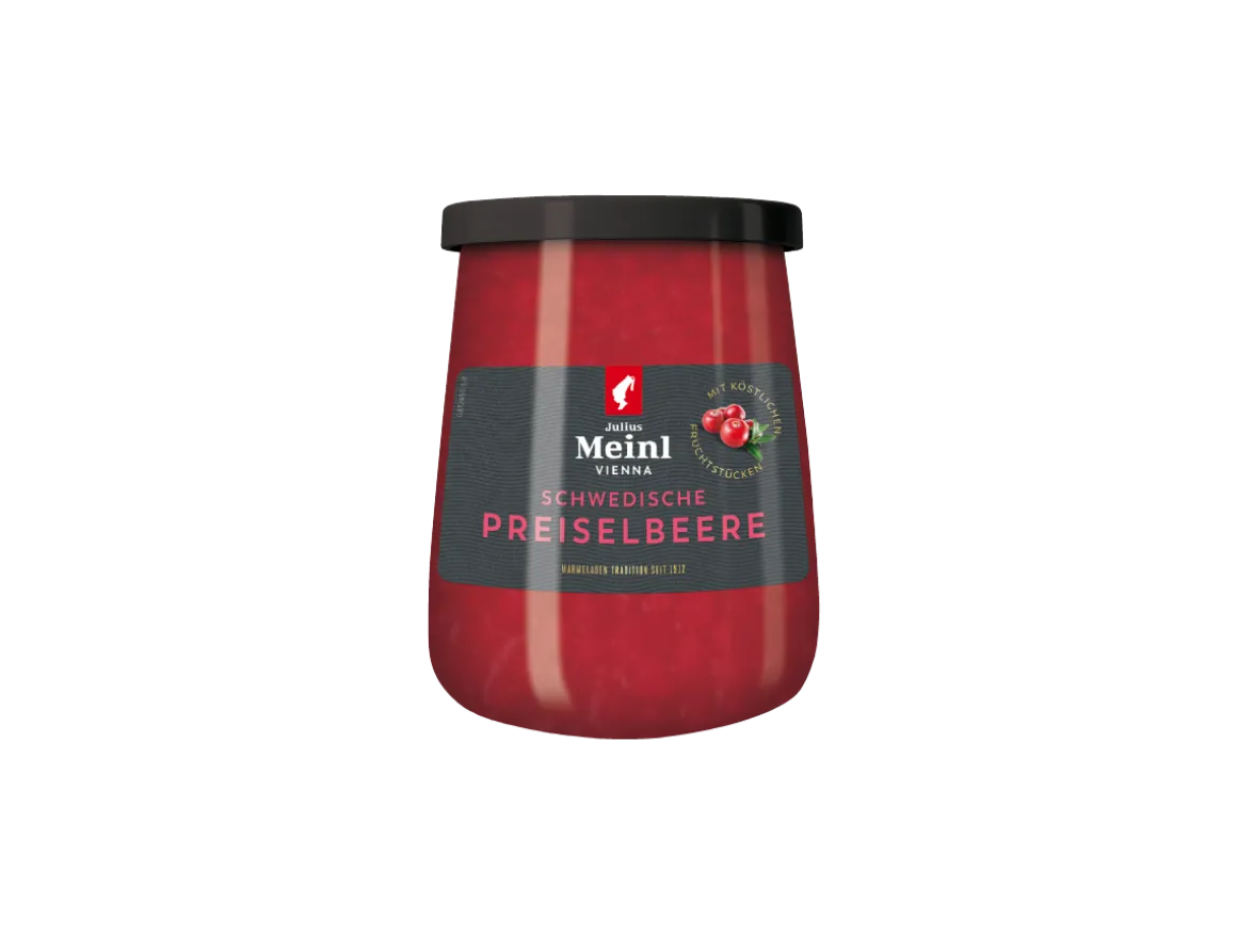 Julius Meinl Premium Konfitüre (Marmelade)>Schwedische Preiselbeere - 350g